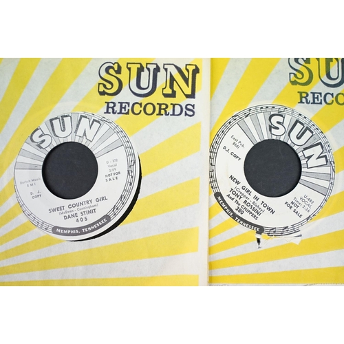 459 - Vinyl - 4 Original USA demo / promo pressings on Sun Records to include: Tony Rossini And The Chippe... 