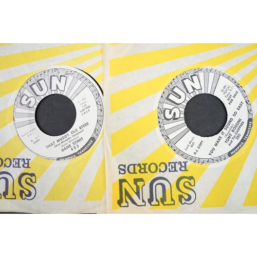 459 - Vinyl - 4 Original USA demo / promo pressings on Sun Records to include: Tony Rossini And The Chippe... 