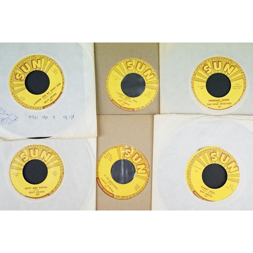 461 - Vinyl - 15 Original USA pressings on Sun Records to include: Bill Johnson (Sun 340), Bill Strength (... 