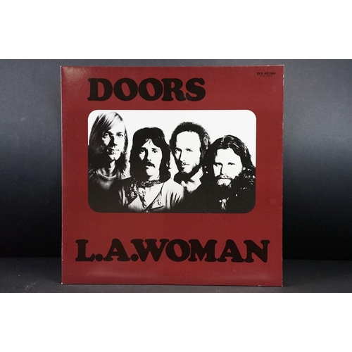 496 - Vinyl - 4 The Doors LPs to include LA Woman (K42090 German press), Self Titled (K42012), The Soft Pa... 