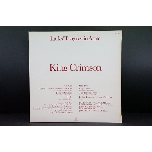 585 - Vinyl - 3 King Crimson LPs on Island Records to include In The Court Of (ILPS 9111), In The Wake Of ... 