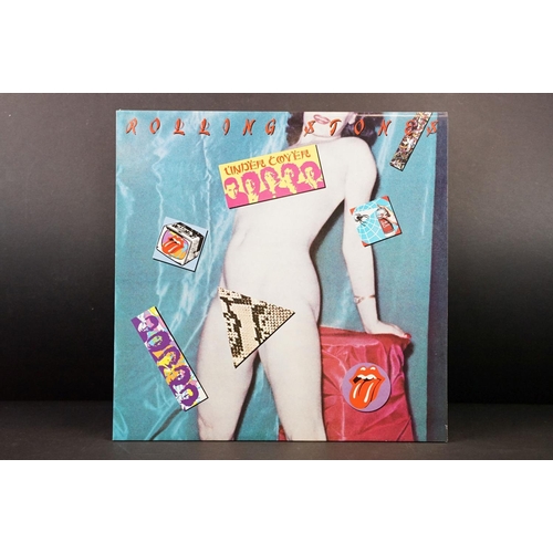 607 - Vinyl - 10 The Rolling Stones LPs to include Sticky Fingers (insert intact), Goats Head Soup, Some G... 