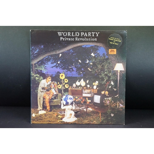 150 - Vinyl - 4 World Party / Mike Scott LPs to include Egyptology (CHR6124) Ex, Goodbye Jumbo Ex, Private... 