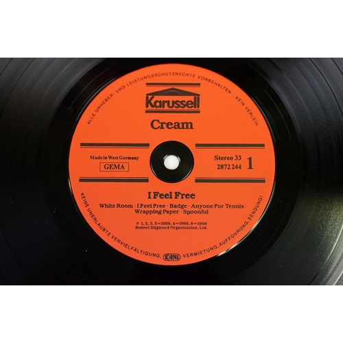 805 - Vinyl - 3 Cream LPs to include Disraeli Gears (Reaction 594003) A2/B3 matrices, publishing credits s... 