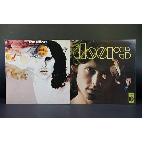 806 - Vinyl - 2 The Doors LPs to include self titled (K42012) and Weird Scenes Inside The Gold Mine (K 1/2... 