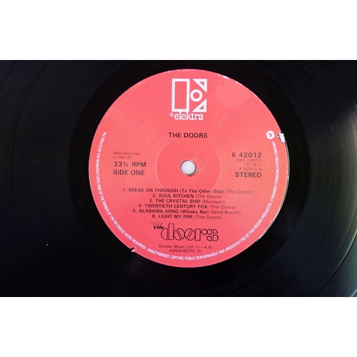 806 - Vinyl - 2 The Doors LPs to include self titled (K42012) and Weird Scenes Inside The Gold Mine (K 1/2... 