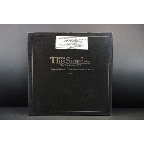 809 - Vinyl - Abba - The Singles (The First Ten Years). Limited Edition UK 1982 Box Set with 2 album Pictu... 