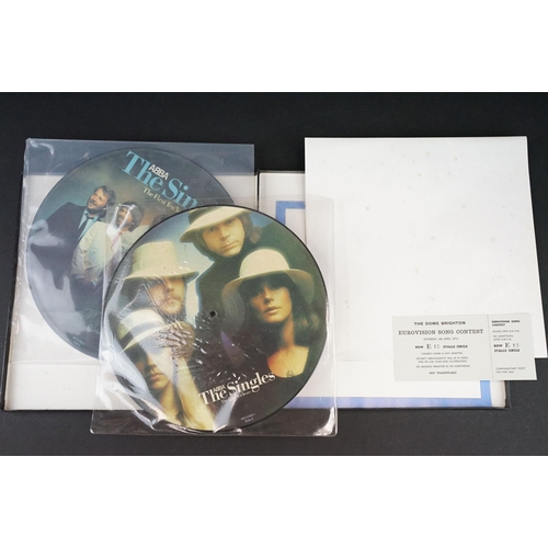 809 - Vinyl - Abba - The Singles (The First Ten Years). Limited Edition UK 1982 Box Set with 2 album Pictu... 