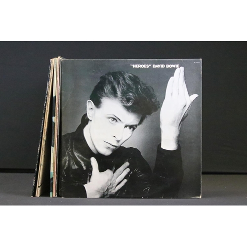 817 - Vinyl - 8 David Bowie LPs to include Tonight (EL 2402271), Station To Station (APL1 1327), Scary Mon... 