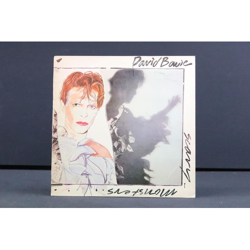 817 - Vinyl - 8 David Bowie LPs to include Tonight (EL 2402271), Station To Station (APL1 1327), Scary Mon... 