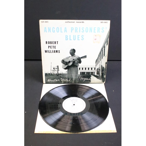 821 - Vinyl - 2 Blues / Worksongs LPs to include Angolas Prisoner's Blues (Collectors Records JGN 1003) an... 