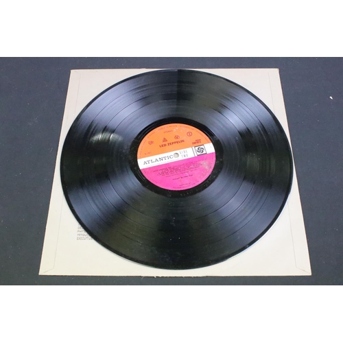 822 - Vinyl - Led Zeppelin IV Four Symbols (2401012) Plum Atlantic labels, Hop to label and inner, inner h... 