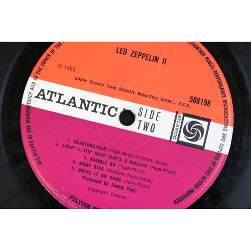 823 - Vinyl - Led Zeppelin Two on Atlantic 588198.  Plum Atlantic labels, Lemon Song to label and sleeve. ... 