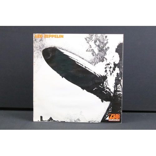 824 - Vinyl - Led Zeppelin One on Atlantic 588171.  Plum Atlantic labels, Warner Bros publishing credit, g... 