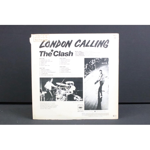 829 - Vinyl - The Clash London Calling (Clash3).  Train in vain not listed but etched into runout on side ... 