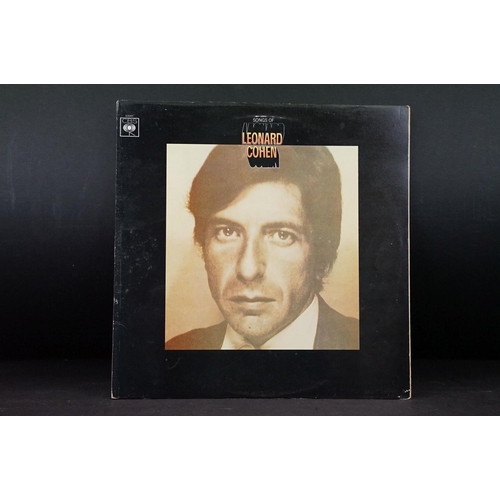 835 - Vinyl - 8 Leonard Cohen LPs to include Songs Of Love And Hate, Death Of A Ladies Man, New Skin For O... 