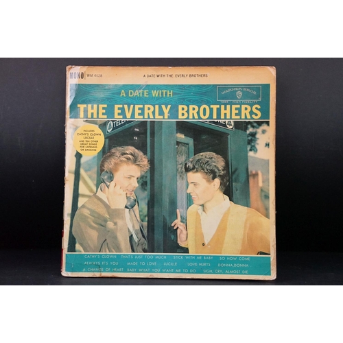 836 - Vinyl - 8 Everly Brothers LPs to include Songs Our Daddy Taught Us, Self Titled, A Date With, Its Ev... 