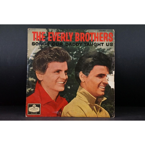 836 - Vinyl - 8 Everly Brothers LPs to include Songs Our Daddy Taught Us, Self Titled, A Date With, Its Ev... 