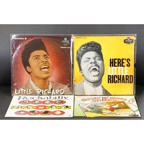 840 - Vinyl - 4 Rock ’N’ Roll albums to include: Little Richard – Here's Little Richard (Original UK 1957 ... 