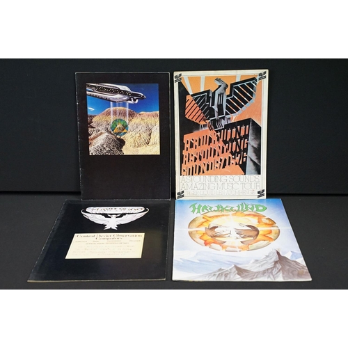 944 - Memorabilia - 4 Hawkwind tour programmes to include 1976, 1980, 1981, 1984.  Good overall condition ... 