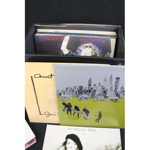 810 - Vinyl - 14 Joni Mitchell LPs spanning her career to include Court And Spark, For The Losers, Blue, L... 