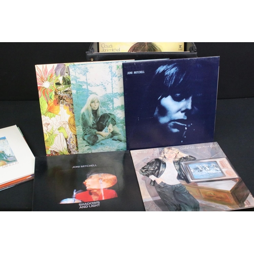 810 - Vinyl - 14 Joni Mitchell LPs spanning her career to include Court And Spark, For The Losers, Blue, L... 