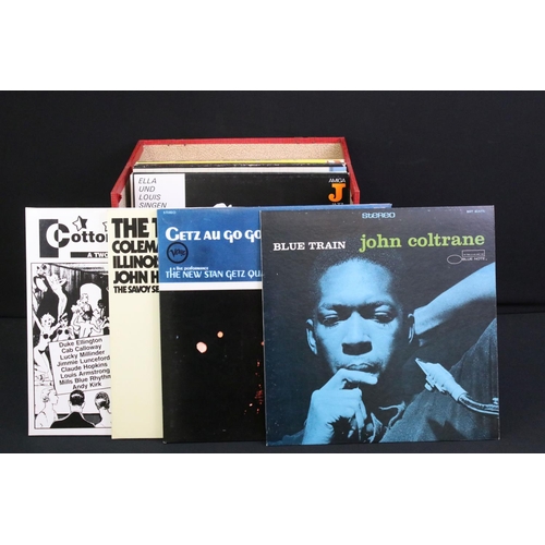 848 - Vinyl - Over 20 Jazz & Blues LPs to include John Coltrane, Stan Getz, Cotton Club Stars, Marilyn Moo... 