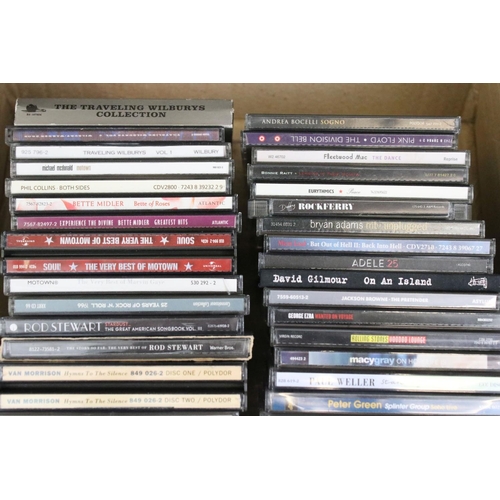 915C - CDs - Over 50 Rock & Pop CDs including Eric Clapton, Santana, JJ Cale, Meatloaf and many more.