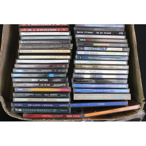 915C - CDs - Over 50 Rock & Pop CDs including Eric Clapton, Santana, JJ Cale, Meatloaf and many more.