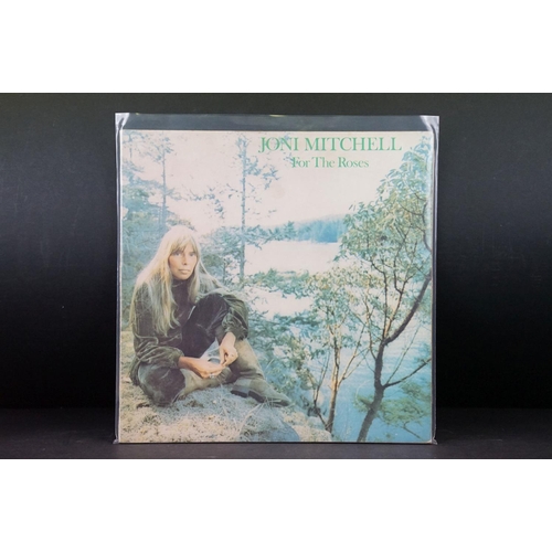 153 - Vinyl - 9 Joni Mitchell LPs to include Ladies Of The Canyon, The Hissing Of Summer Lawns, Hejira, Mi... 