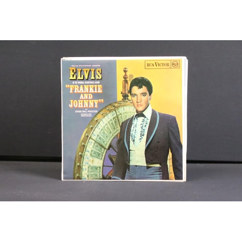 850 - Vinyl - Over 80 Elvis Presley LPs and 2 box sets spanning his career.  Vg overall