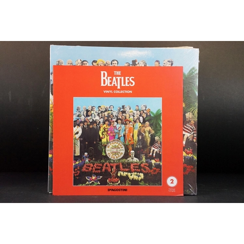 167 - Vinyl - 9 The Beatles DeAgostini reissue LPs all in original shrink to include Love, Yellow Submarin... 