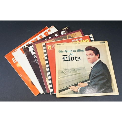 349 - Vinyl - 24 Elvis Presley LPs along with 30 7