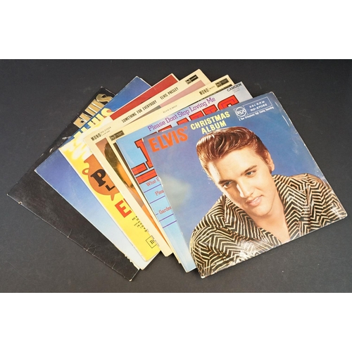 349 - Vinyl - 24 Elvis Presley LPs along with 30 7