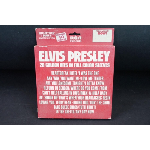 878 - Vinyl - 3 Elvis Presley Box Sets to include: The E.P. Collection Vol. 1 (original UK 1982 limited ed... 