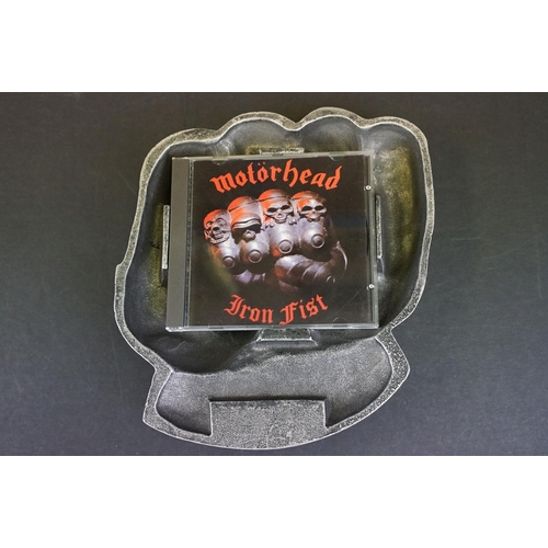 928 - Memorabilia - Motorhead Iron Fist cast metal fish ltd edition 490/1000.  Original CD missing from re... 