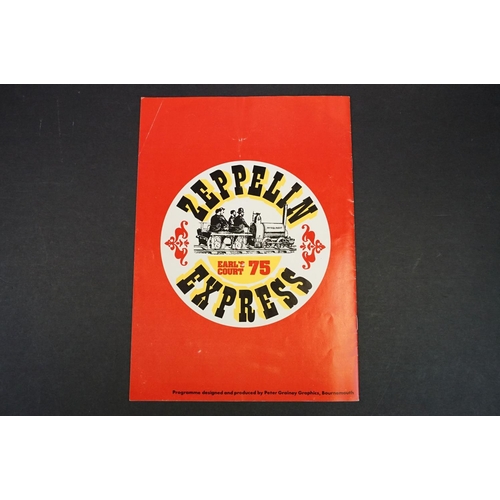 936 - Memorabilia – 10 tour programmes to include Led Zeppelin Earls Court 1975 (front cover tatty), Pink ... 