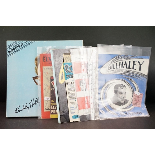 939 - Memorabilia - Bill Haley 1957 European Tour programme and ticket stub for 2nd performance at the Ode... 