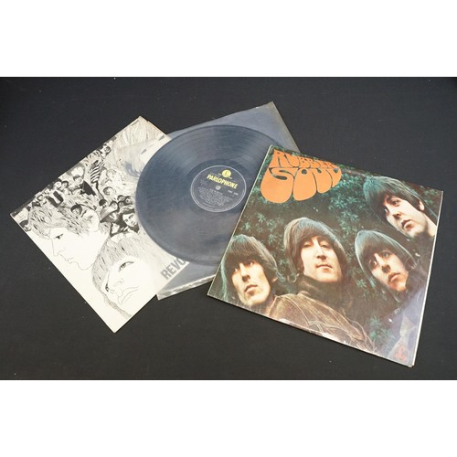 299 - Vinyl - 6 The Beatles LPs to include The White Album PCS 7067 Stereo top loader No. 0304763 two blac... 