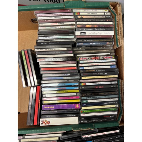 915D - CDs - Approx 180 CDs including Rock, Pop, Jazz, Soul and more to include Rolling Stones, Pink Floyd,... 