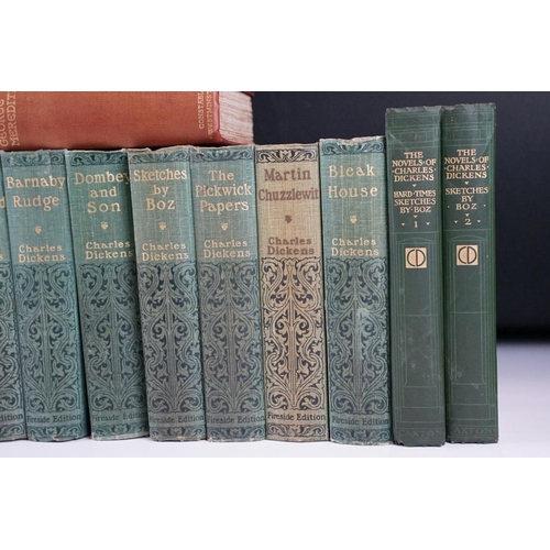 396 - Collection of books by Charles Dickens, mainly The Fireside Dickens, Fireside Editions and a collect... 