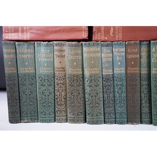 396 - Collection of books by Charles Dickens, mainly The Fireside Dickens, Fireside Editions and a collect... 