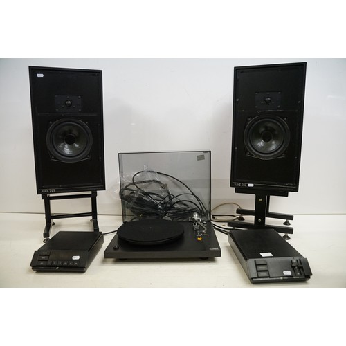 951A - Audio Equipment - Rega Planar 3 turntable, along with a set of ARC 101 speakers with stands, an Nyte... 