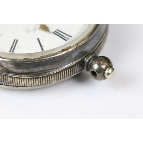 216 - A collection of three late 19th / early 20th century silver cased pocket watches.