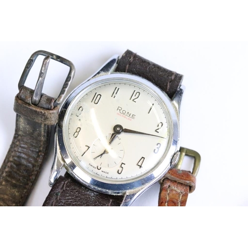 297 - A collection of mixed watches to include Ingersoll and Timex examples.