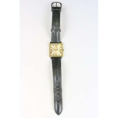 301 - Gents Longines Manual Wind  Square Cased Wristwatch