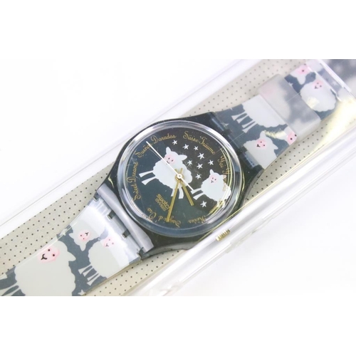 310 - A collection of ten cased Swatch watches to include 1996 Atlanta Olympics Chronograph, Irony and Lim... 