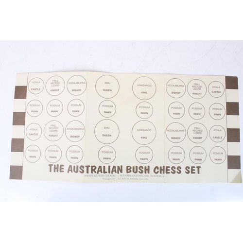 325 - ' The Australian Bush ' Boxed Chess Set