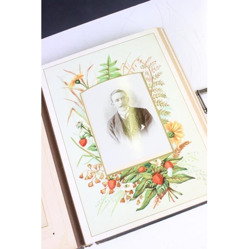 380 - Large collection of Victorian CDV / carte de visite photographs, housed within six leather albums an... 