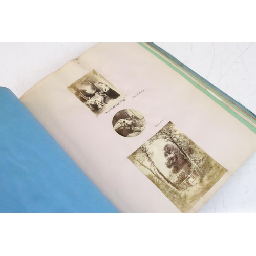 380 - Large collection of Victorian CDV / carte de visite photographs, housed within six leather albums an... 